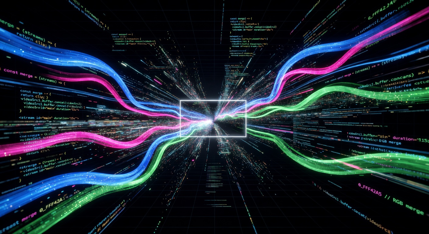 Abstract video stream patterns representing structured video architecture