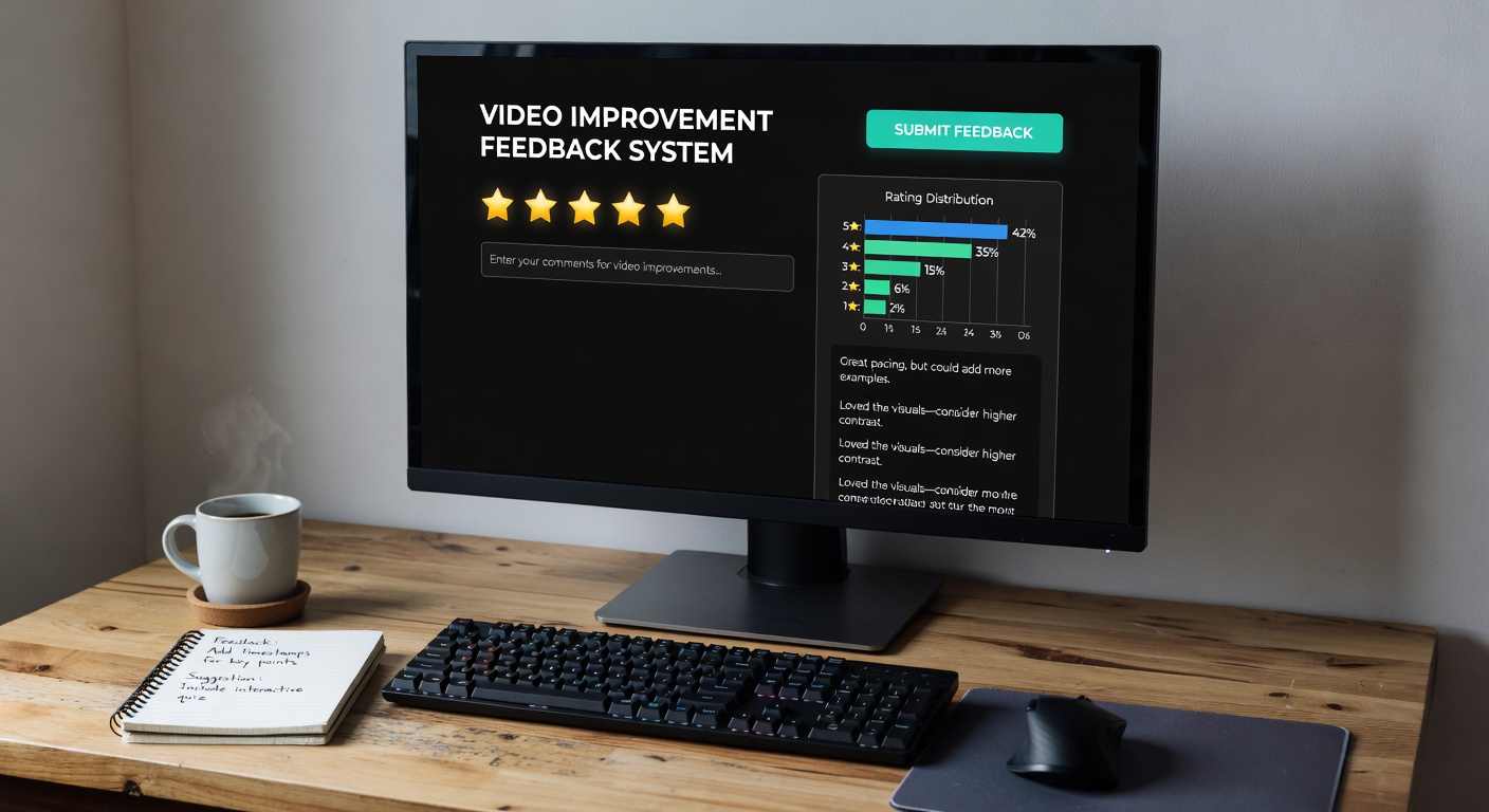 User feedback system at shortformen